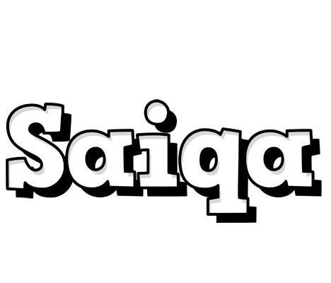 Saiqa snowing logo