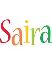 Saira birthday logo