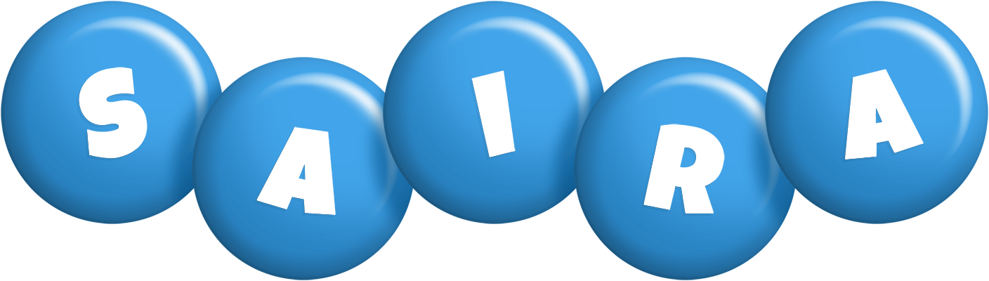 Saira candy-blue logo