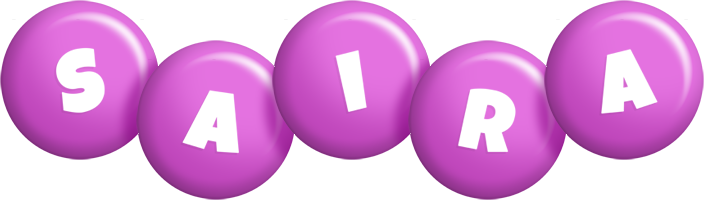 Saira candy-purple logo