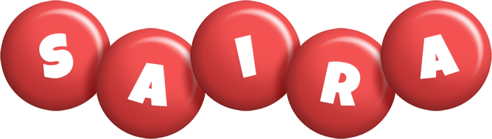 Saira candy-red logo