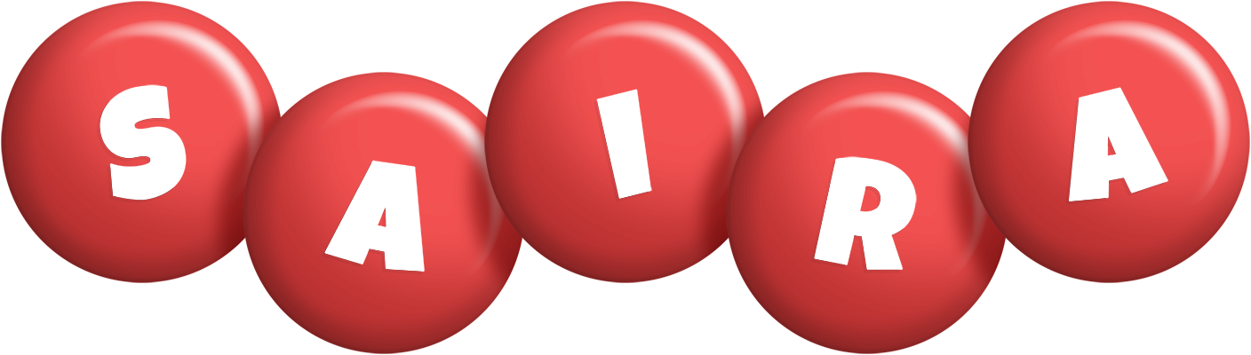 Saira candy-red logo