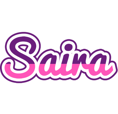 Saira cheerful logo
