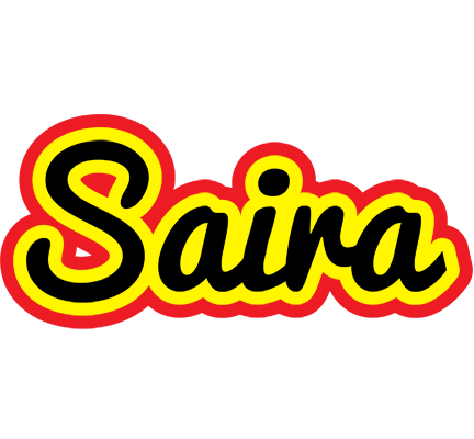 Saira flaming logo