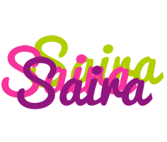 Saira flowers logo