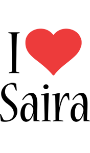 Saira i-love logo