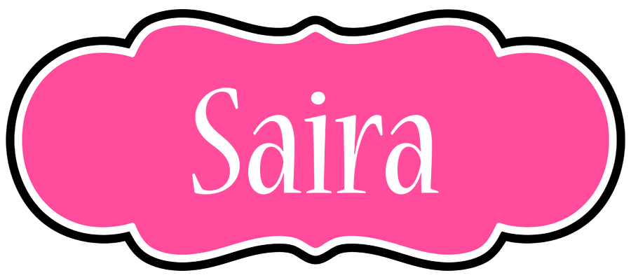 Saira invitation logo
