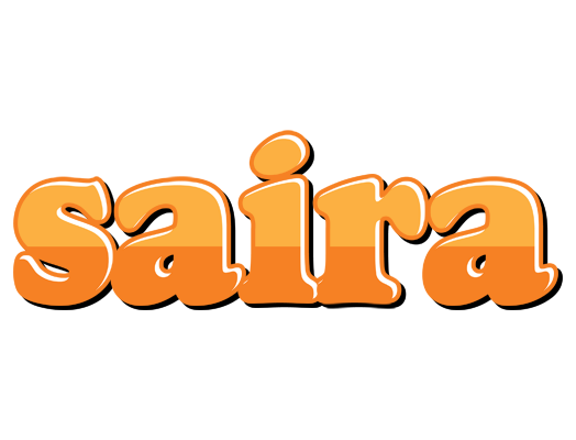 Saira orange logo