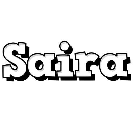 Saira snowing logo
