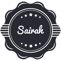 Sairah badge logo