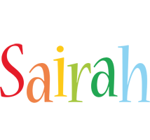 Sairah birthday logo