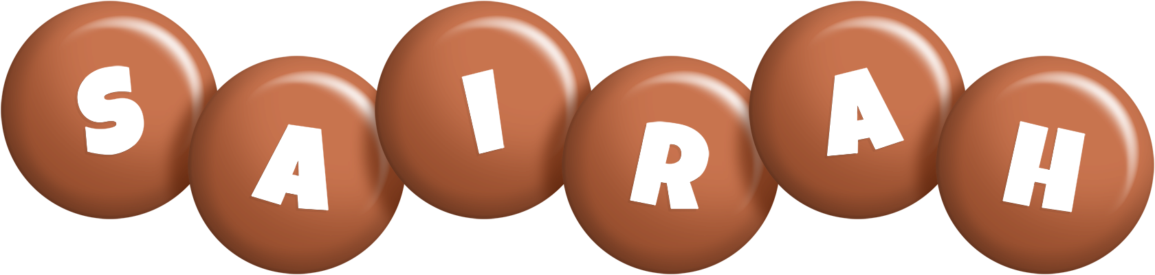 Sairah candy-brown logo