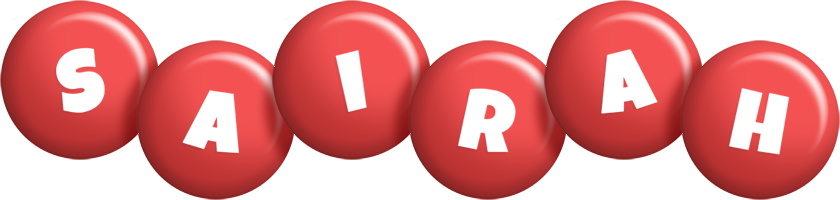 Sairah candy-red logo