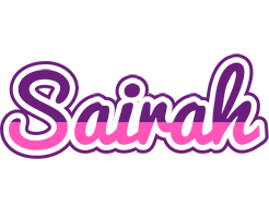 Sairah cheerful logo