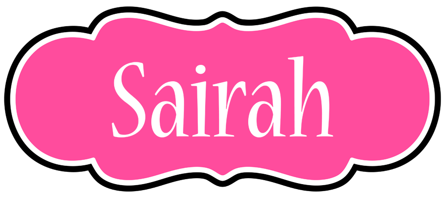 Sairah invitation logo
