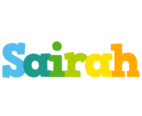 Sairah rainbows logo