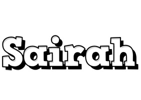 Sairah snowing logo