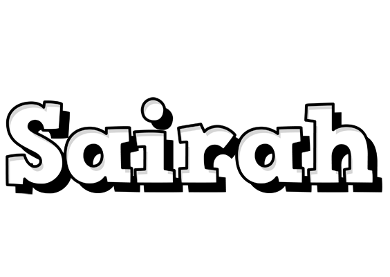 Sairah snowing logo