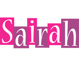 Sairah whine logo