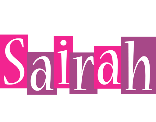 Sairah whine logo