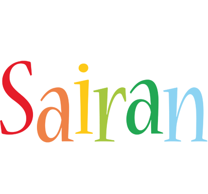 Sairan birthday logo
