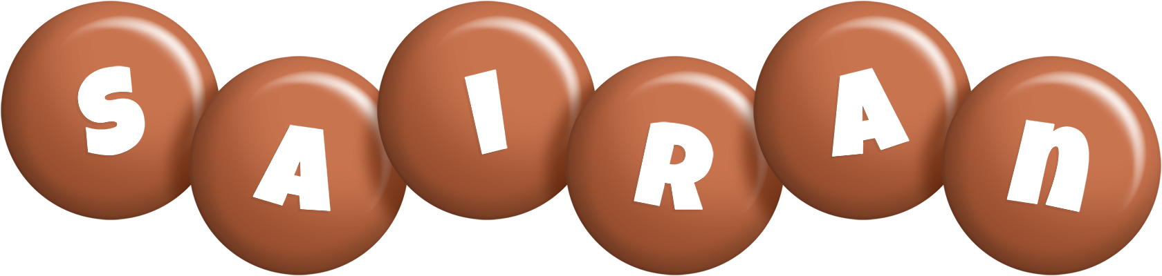 Sairan candy-brown logo