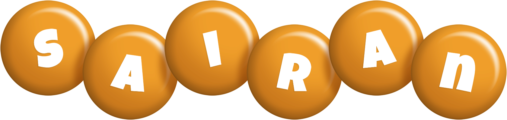 Sairan candy-orange logo
