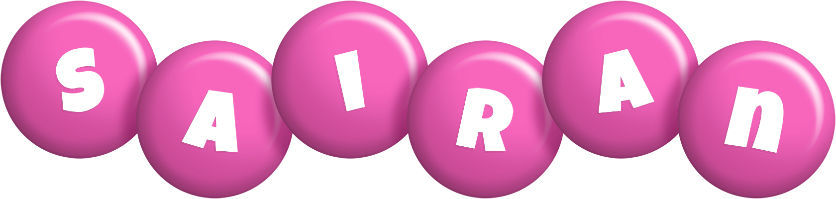Sairan candy-pink logo