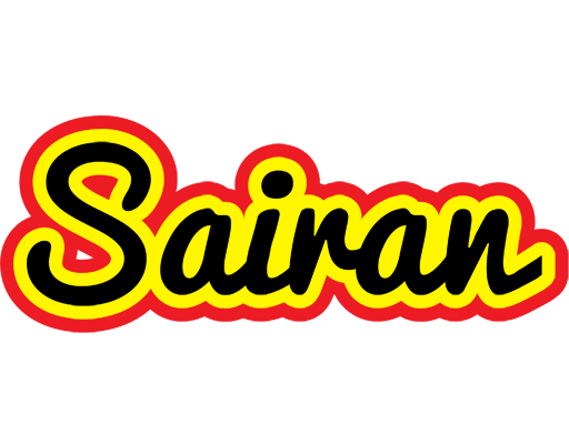 Sairan flaming logo
