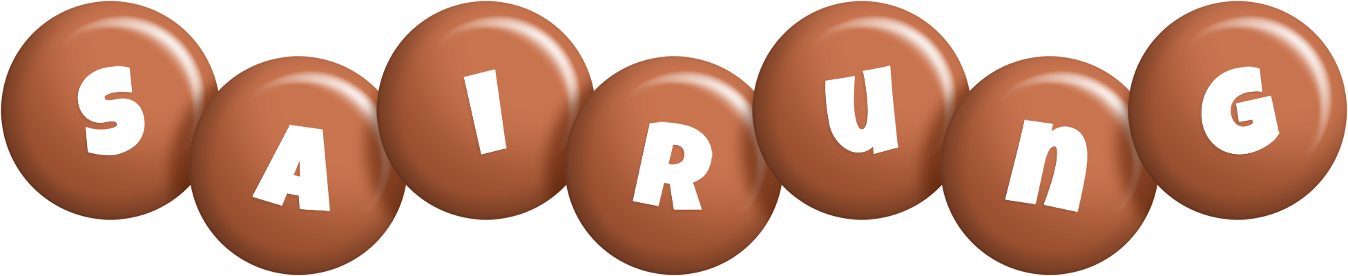 Sairung candy-brown logo