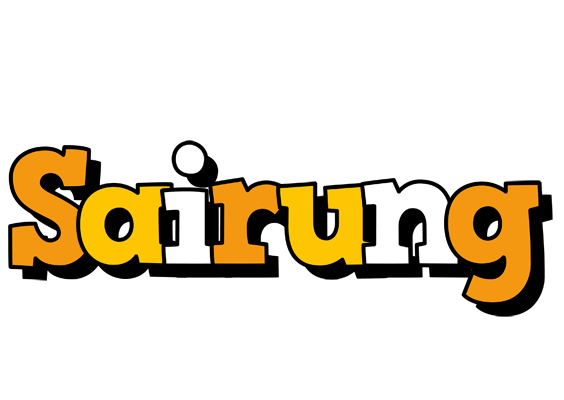 Sairung cartoon logo