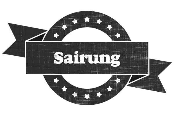 Sairung grunge logo