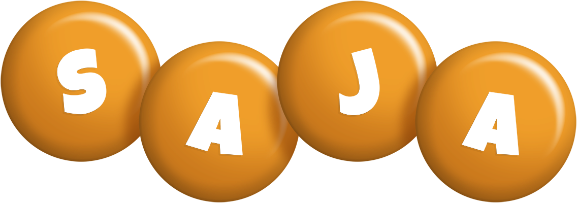 Saja candy-orange logo