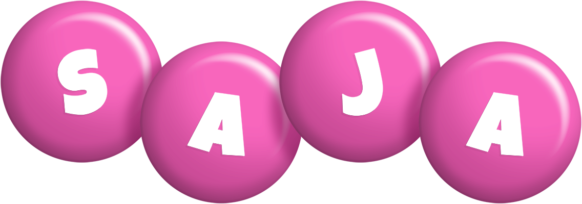Saja candy-pink logo