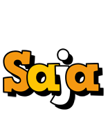 Saja cartoon logo