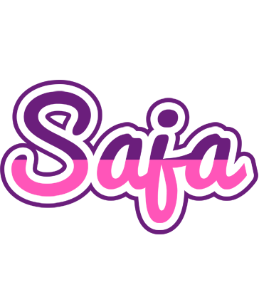 Saja cheerful logo