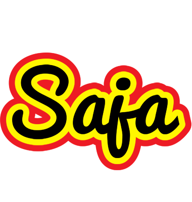 Saja flaming logo