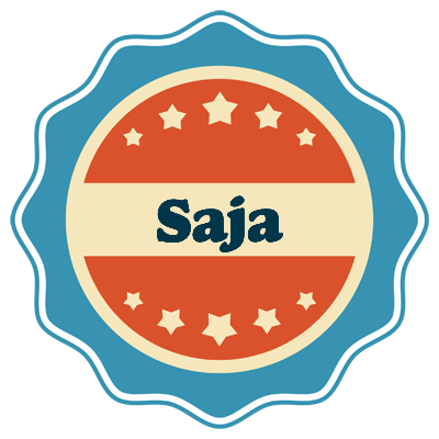 Saja labels logo