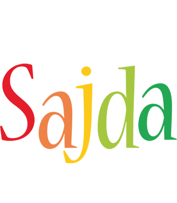 Sajda birthday logo