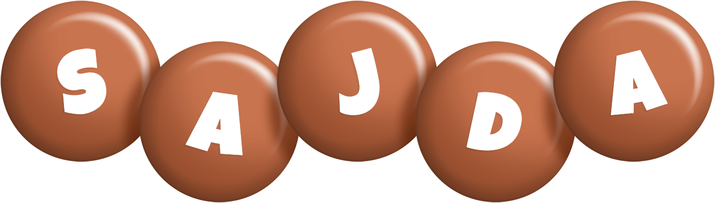 Sajda candy-brown logo