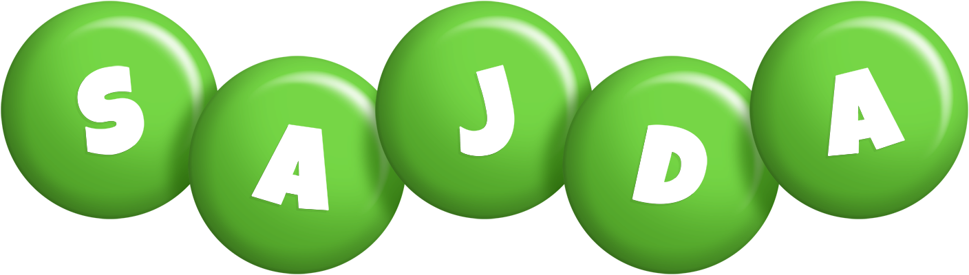 Sajda candy-green logo