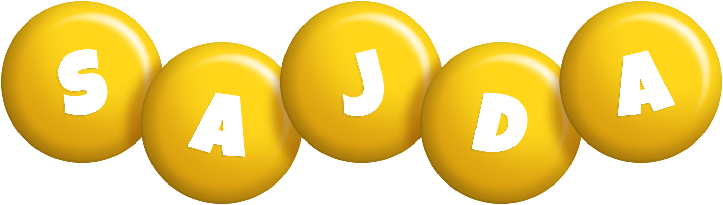 Sajda candy-yellow logo