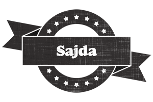 Sajda grunge logo