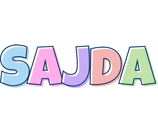 Sajda pastel logo