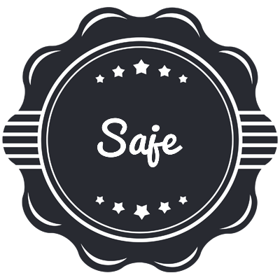 Saje badge logo