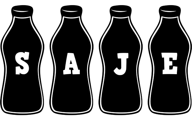 Saje bottle logo