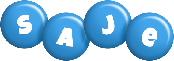 Saje candy-blue logo