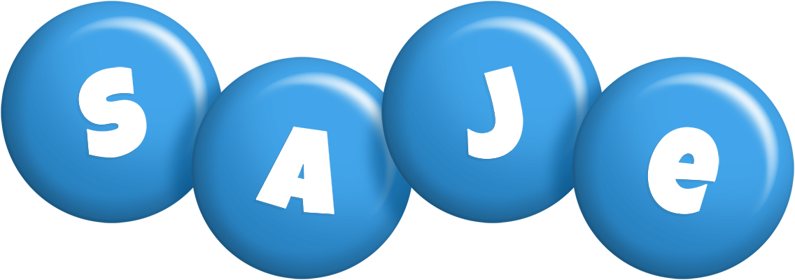 Saje candy-blue logo
