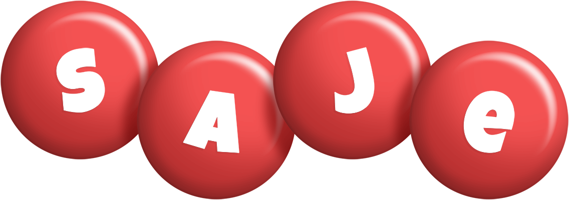 Saje candy-red logo