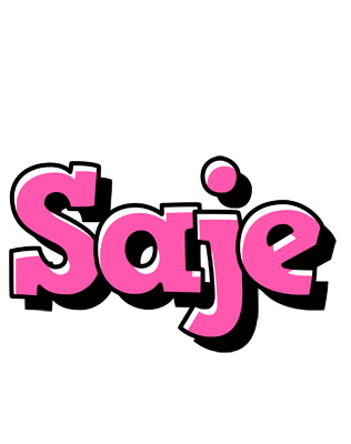 Saje girlish logo